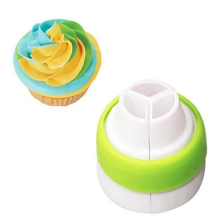 Tri Colour Piping Nozzle Coupler