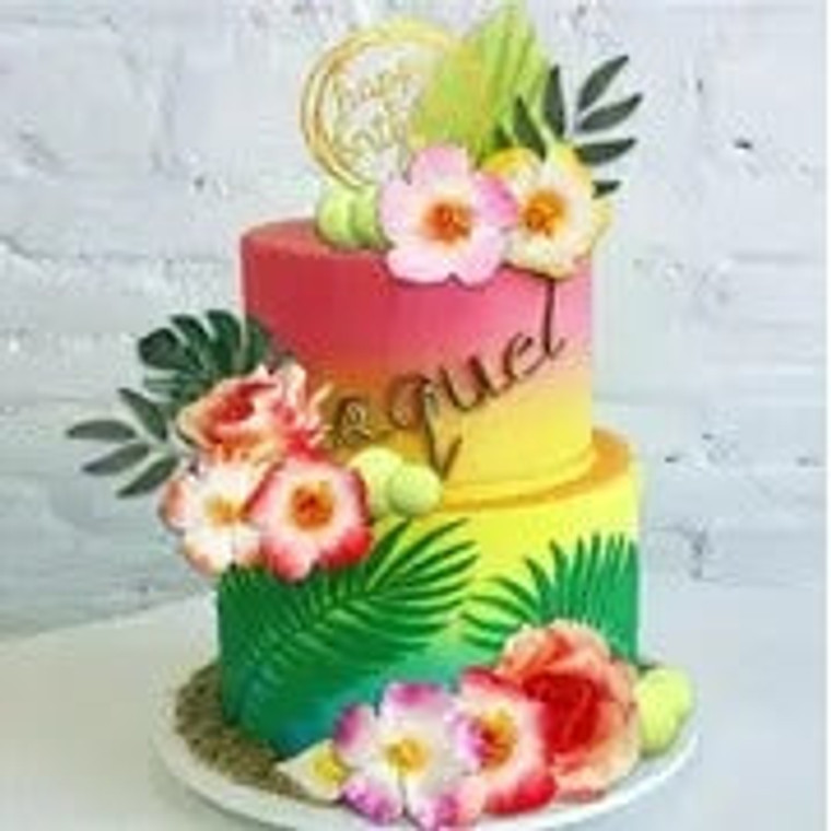 40 Piece Hawaiian Cake Decorating Set