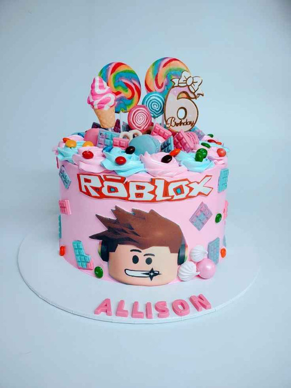 Roblox Theme Birthday Cake