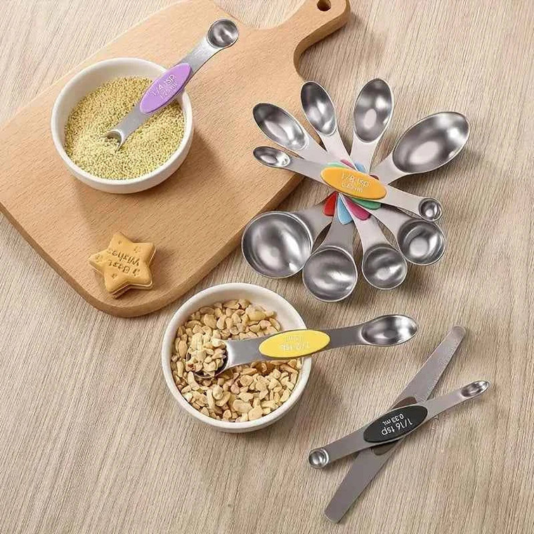 Measuring Spoons - Premium Stainless Steel Measuring Spoons - Premium Stainless Steel