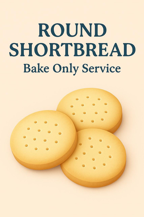 The Cake Mixer Plain Round Shortbread, three round shortbread cookies with small holes on top, freshly baked in East Auckland. The Cake Mixer Plain Round Shortbread, three round shortbread cookies with small holes on top, freshly baked in East Auckland.