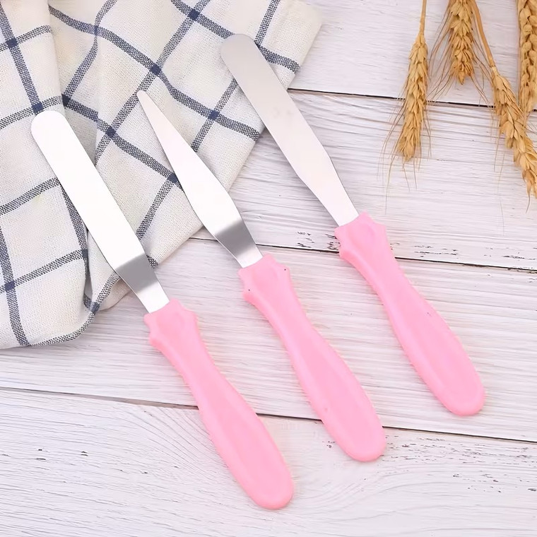 Offset Spatula Set – 3 Piece Decorating Tools - The Cake Mixer