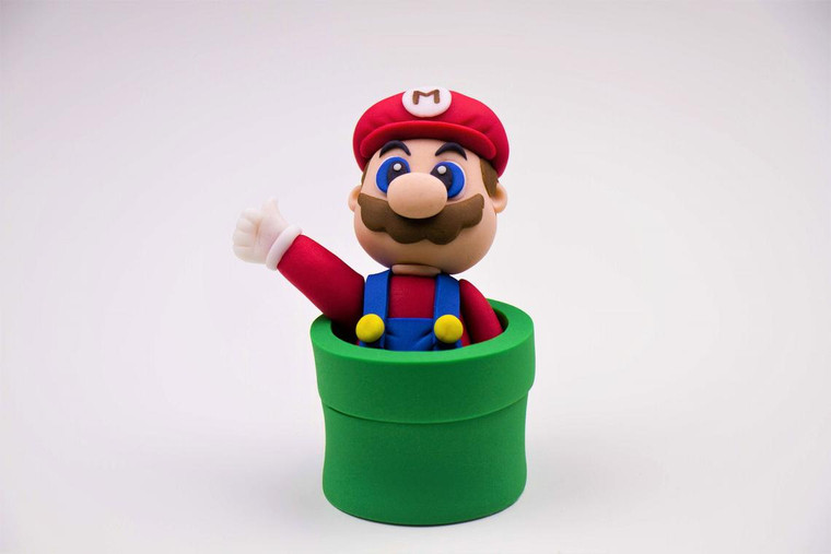 Super Mario Fondant Cake Topper