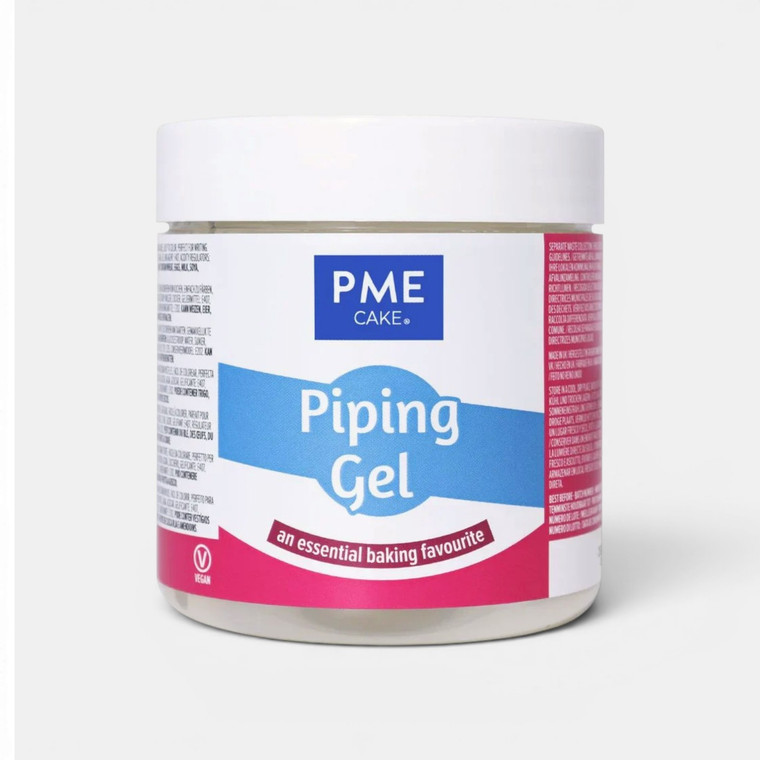 PME piping gel clear edible cake decorating gel in tub for shine and detailing