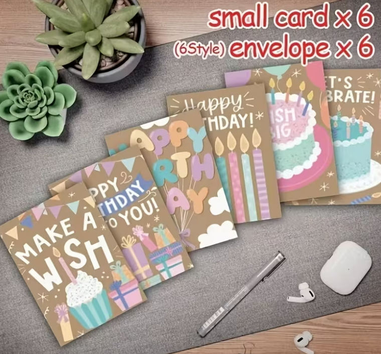 Kraft Birthday Card