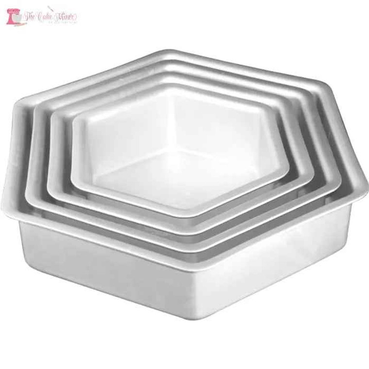 12 Inch Hexagon Cake Tin Hire