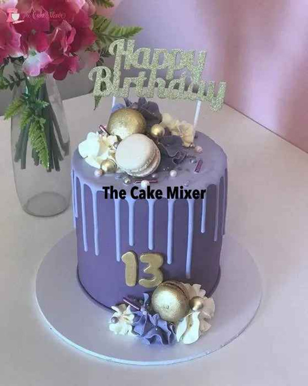 Celebration Buttercream Drip Cake. Choose Your Colour
