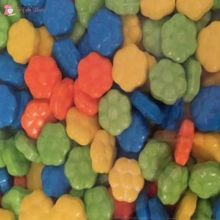 Bright Colour Flower Power Candies 100gm