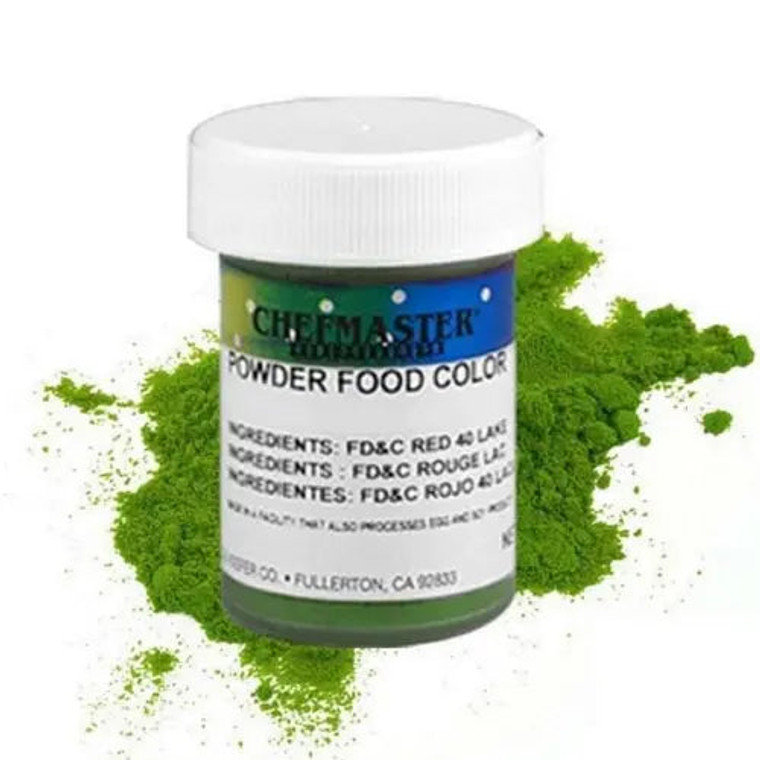 Chefmaster Powder Chocolate Colour Green 3g