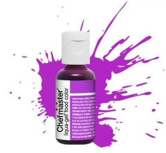 Chefmaster Liqua-Gel Purple 20gm
