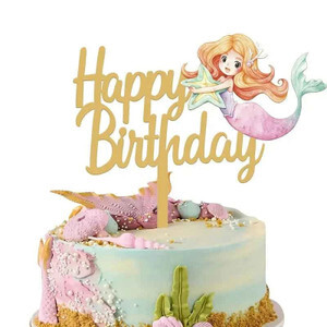 Kids Theme Cake Toppers - Acrylic