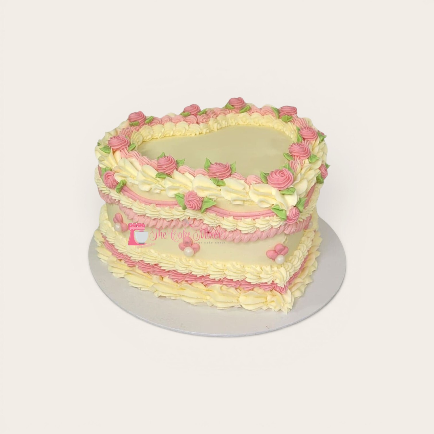 16th birthday vintage heart cake.jpg