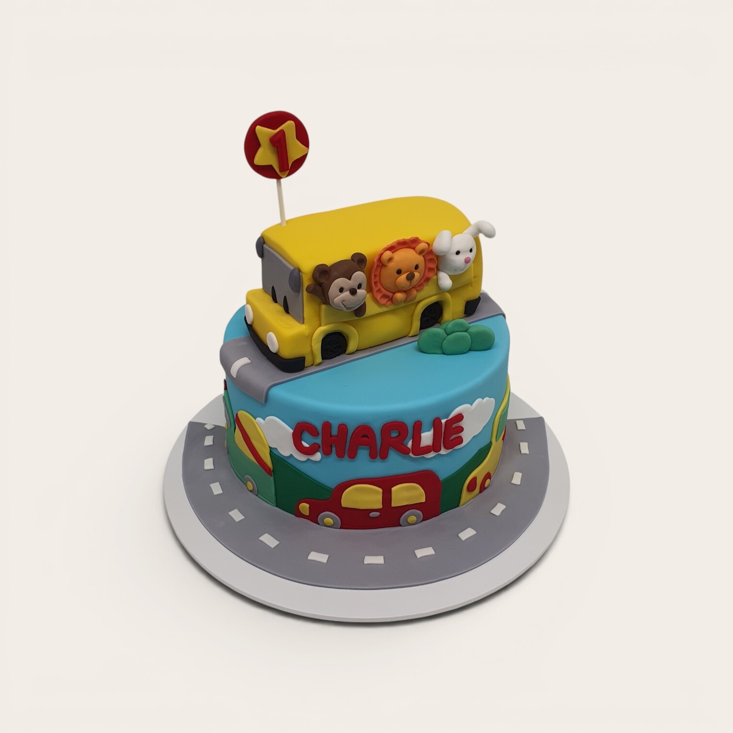 1st birthday bus cake.jpg