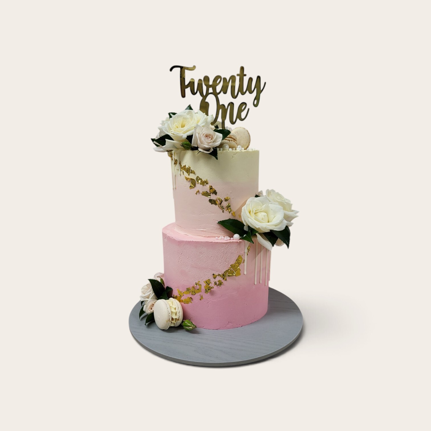 21st floral 2 tier cake.jpg