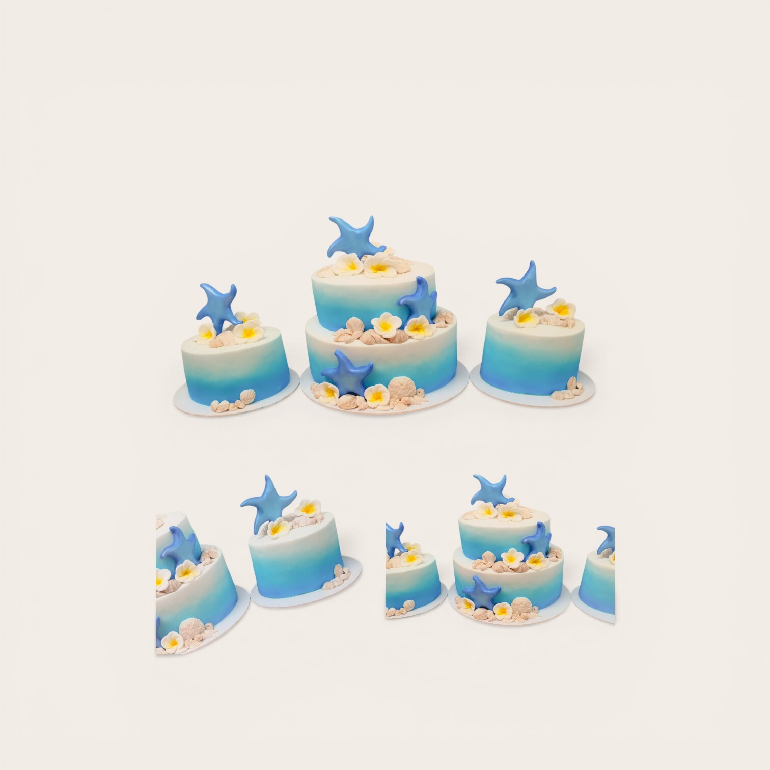 21st sea theme cakes.jpg