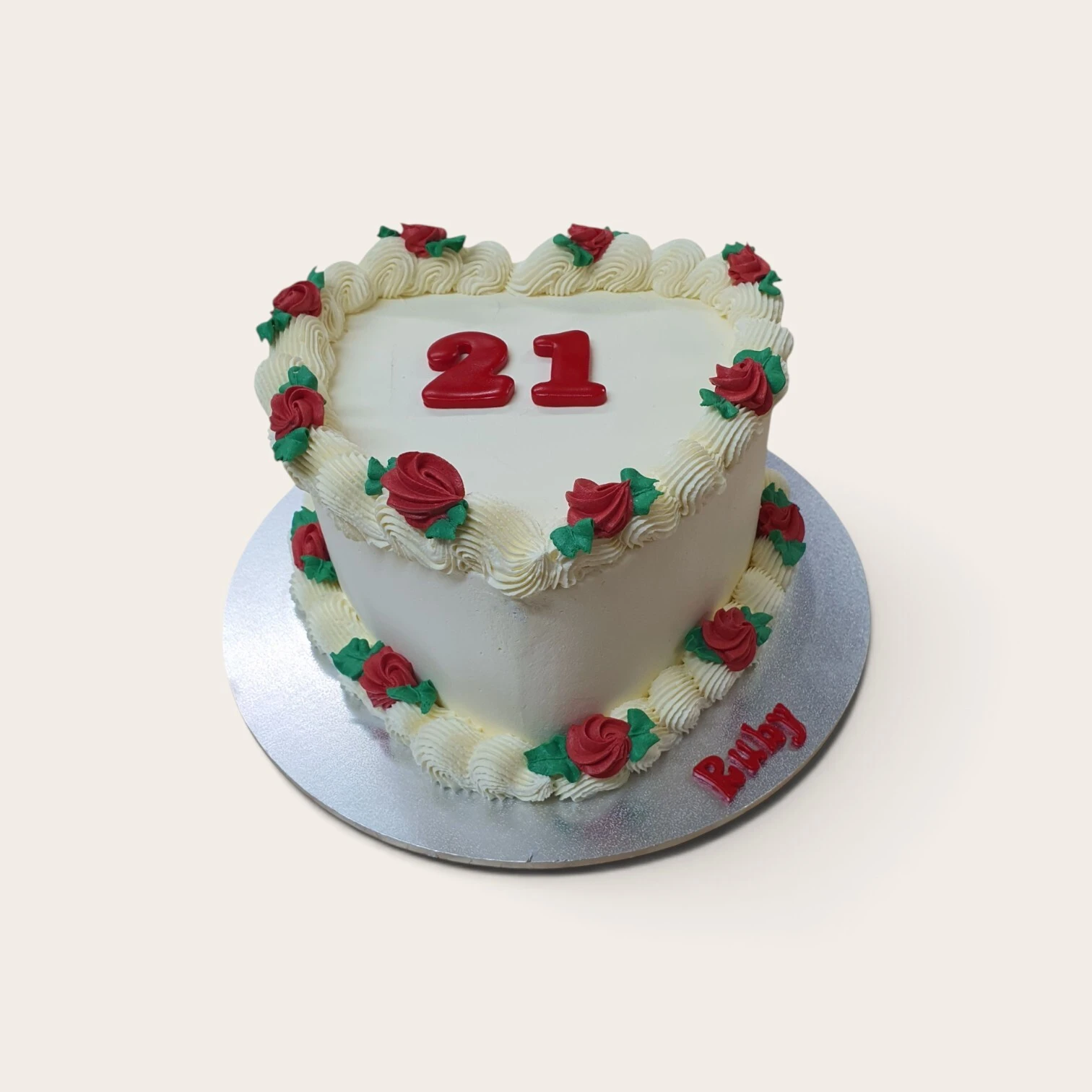 21st vintage rose heart cake.jpg