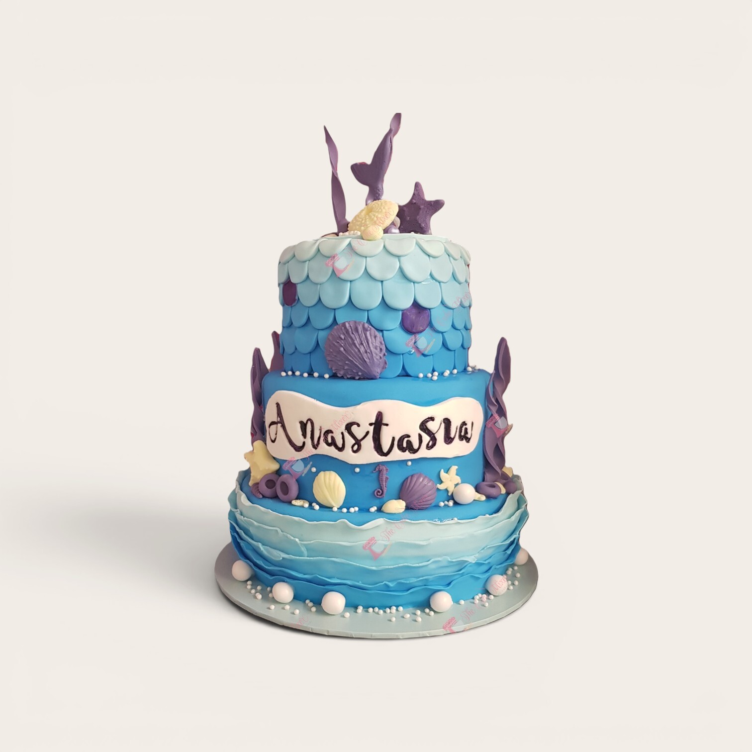 3 tier mermaid fondant cake.jpg