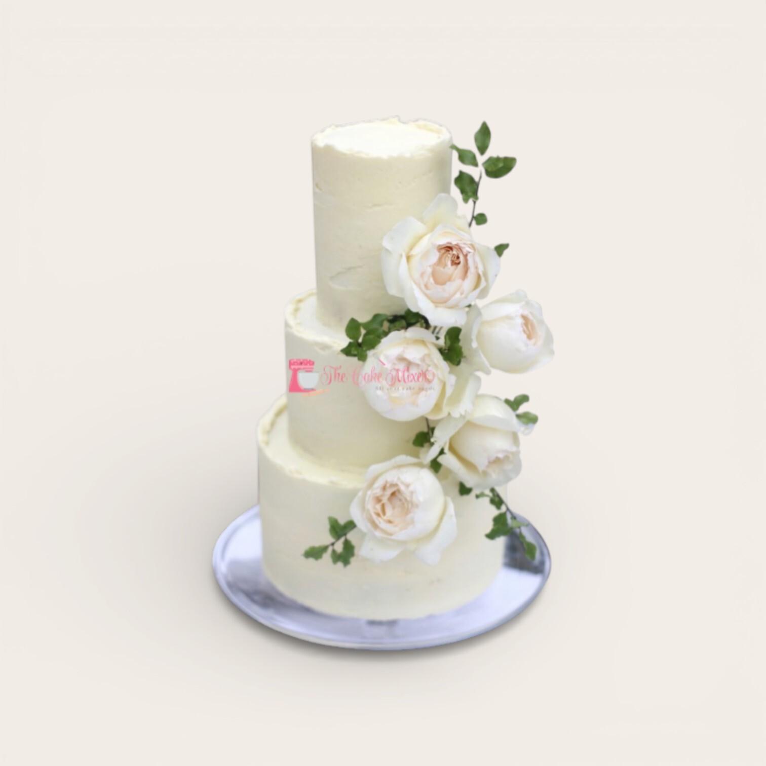 3 tier textured buttercream wedding cake.jpg