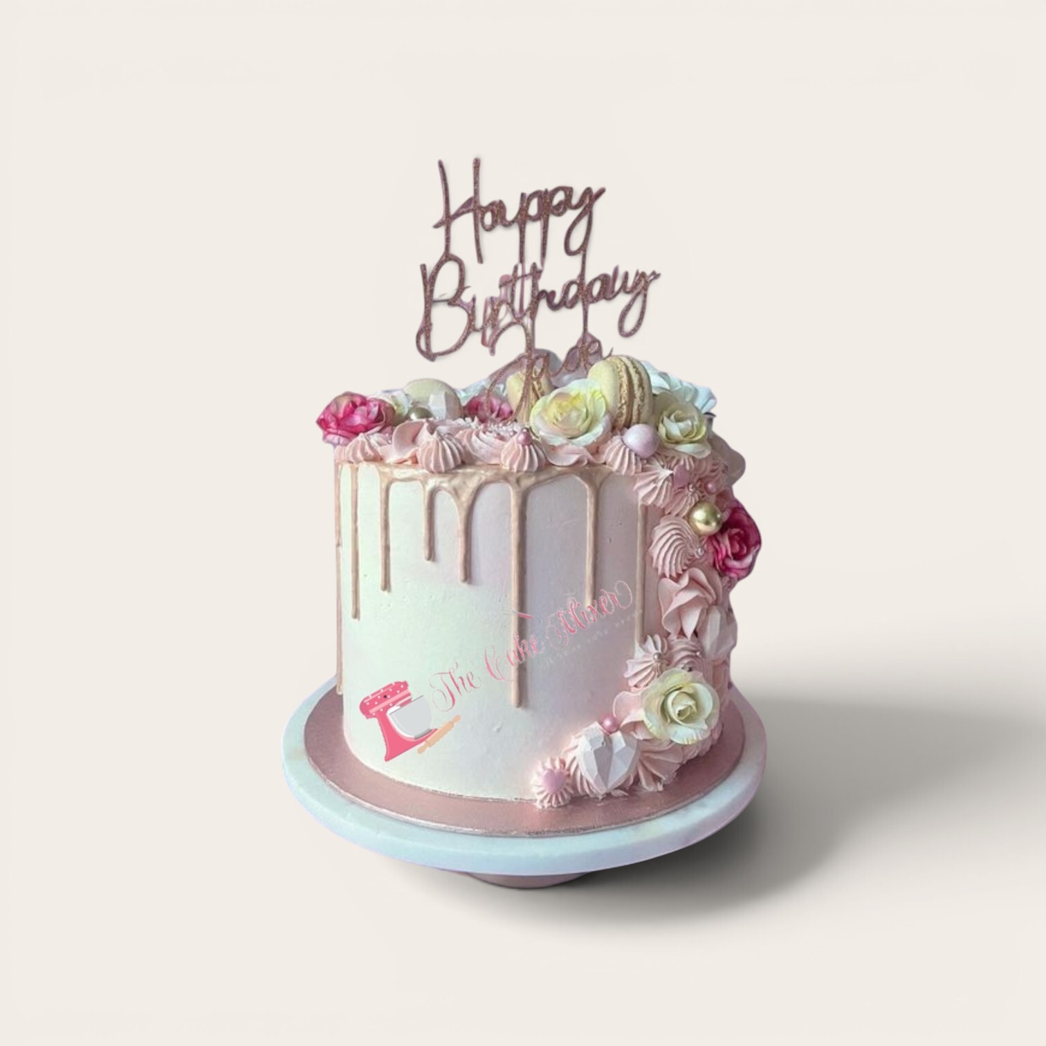 30th birthday pink swirl cake.jpg