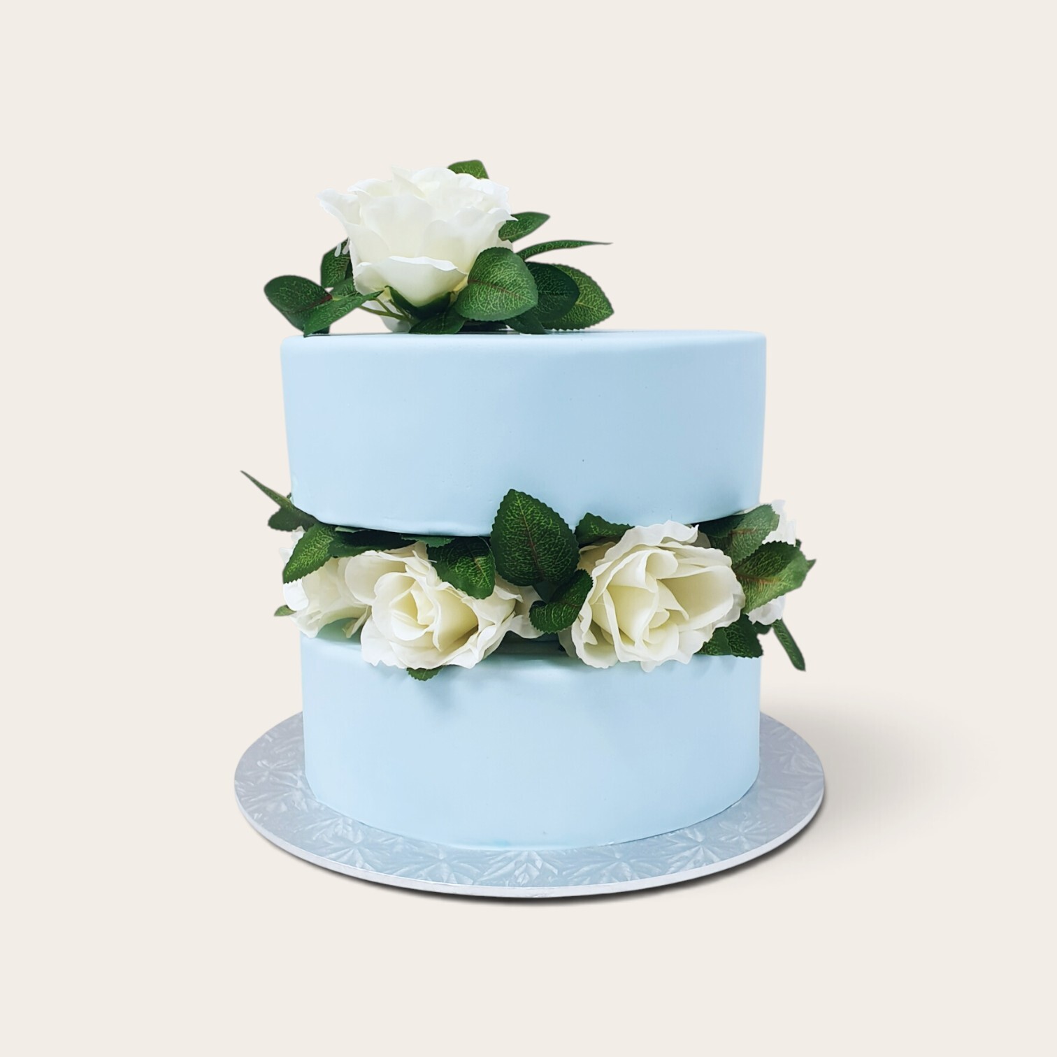 30th blue floral cake.jpg