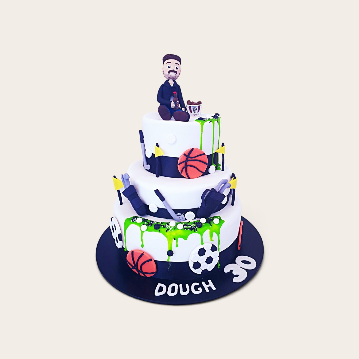 30th sports cake 3 tier.jpg