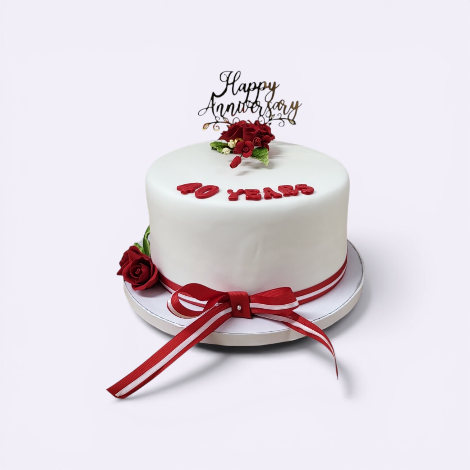 40th anniversary celebration cake