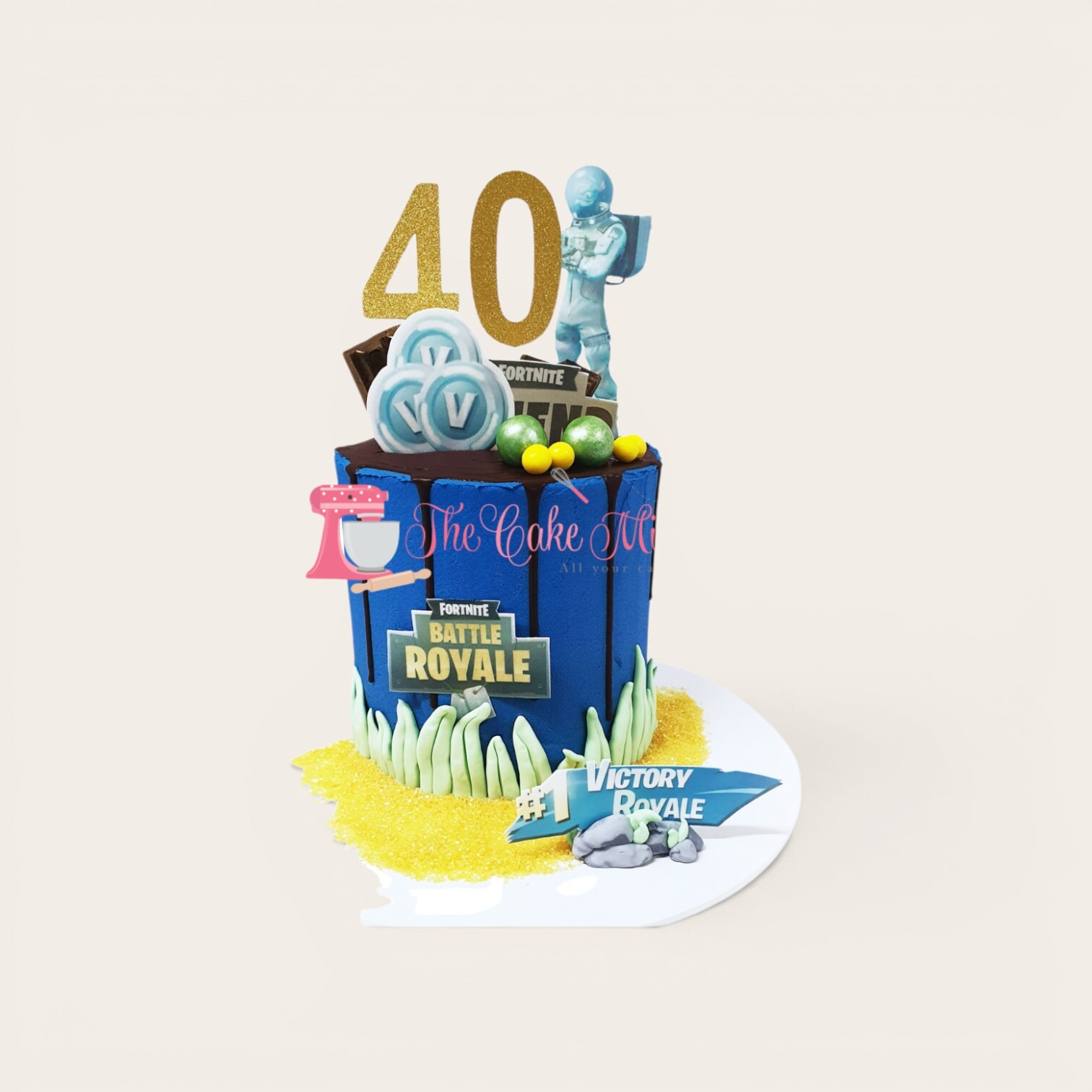40th birthday fortnite cake.jpg