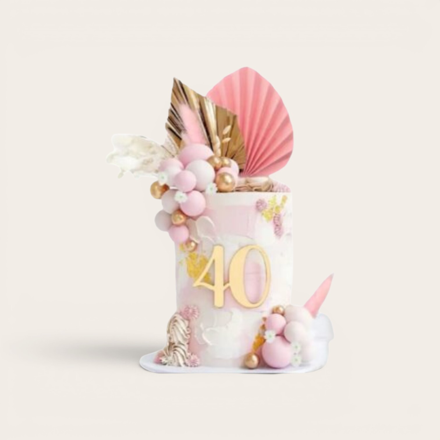 40th birthday modern cake.jpg