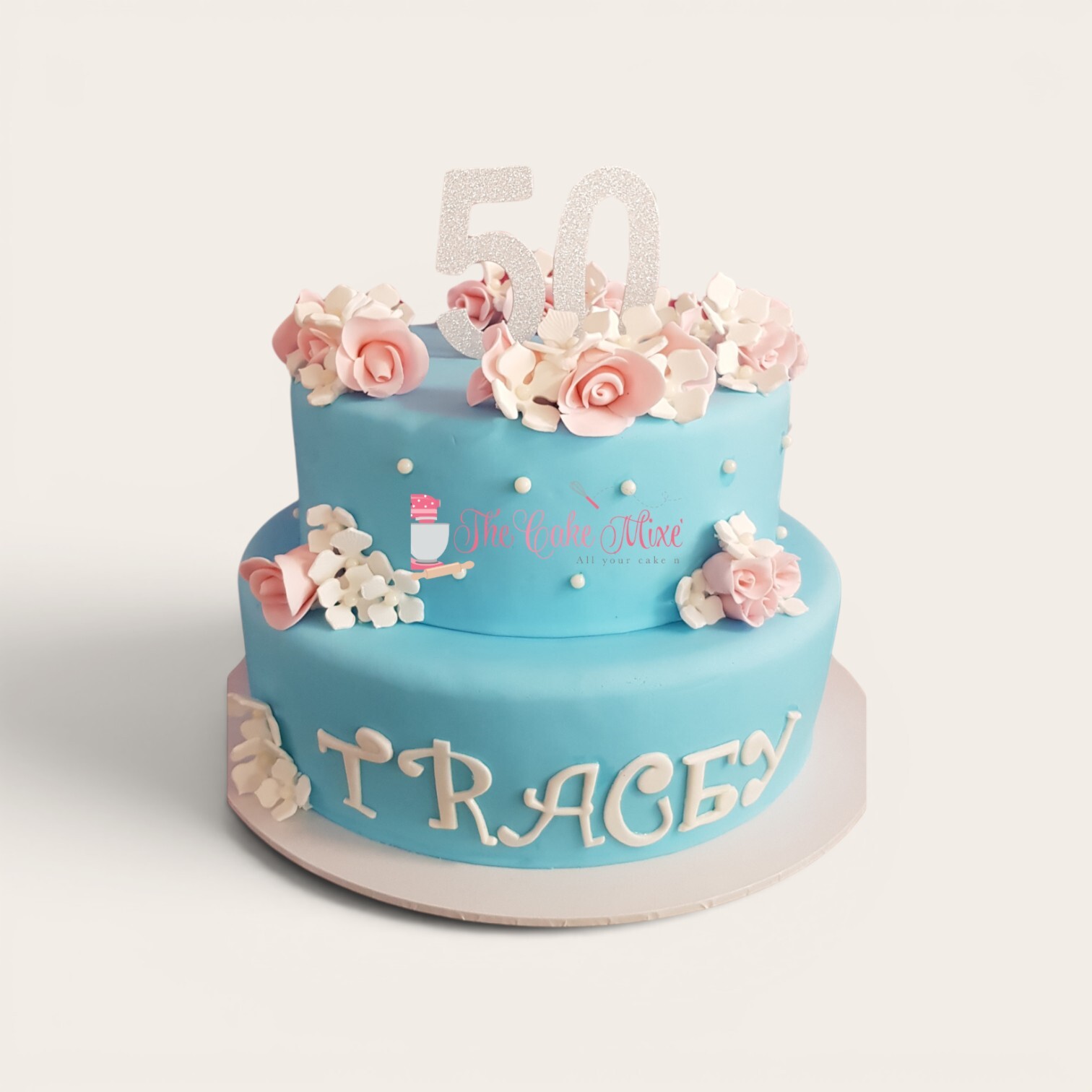 50th birthday cake with gumpaste flowersi.jpg