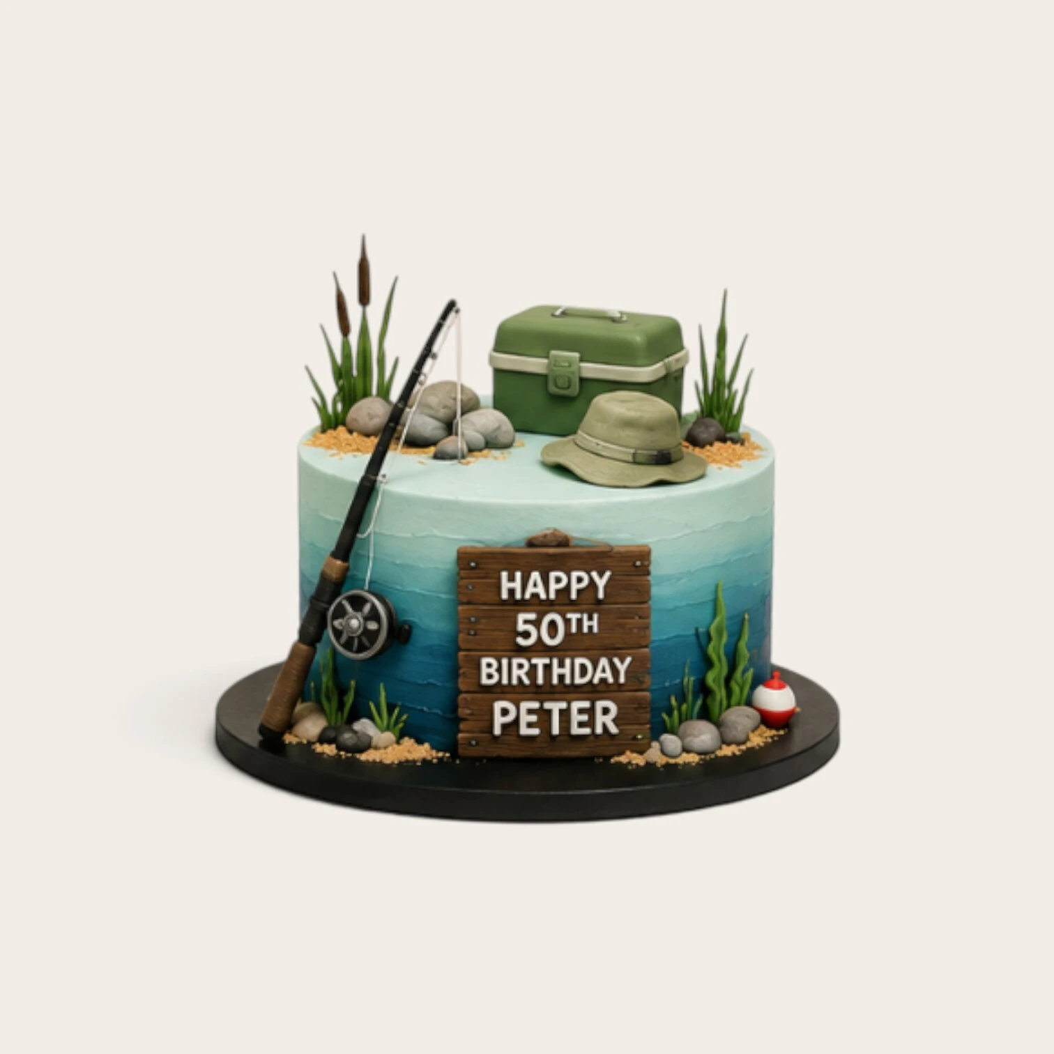 50th fishing scenery cake.jpg