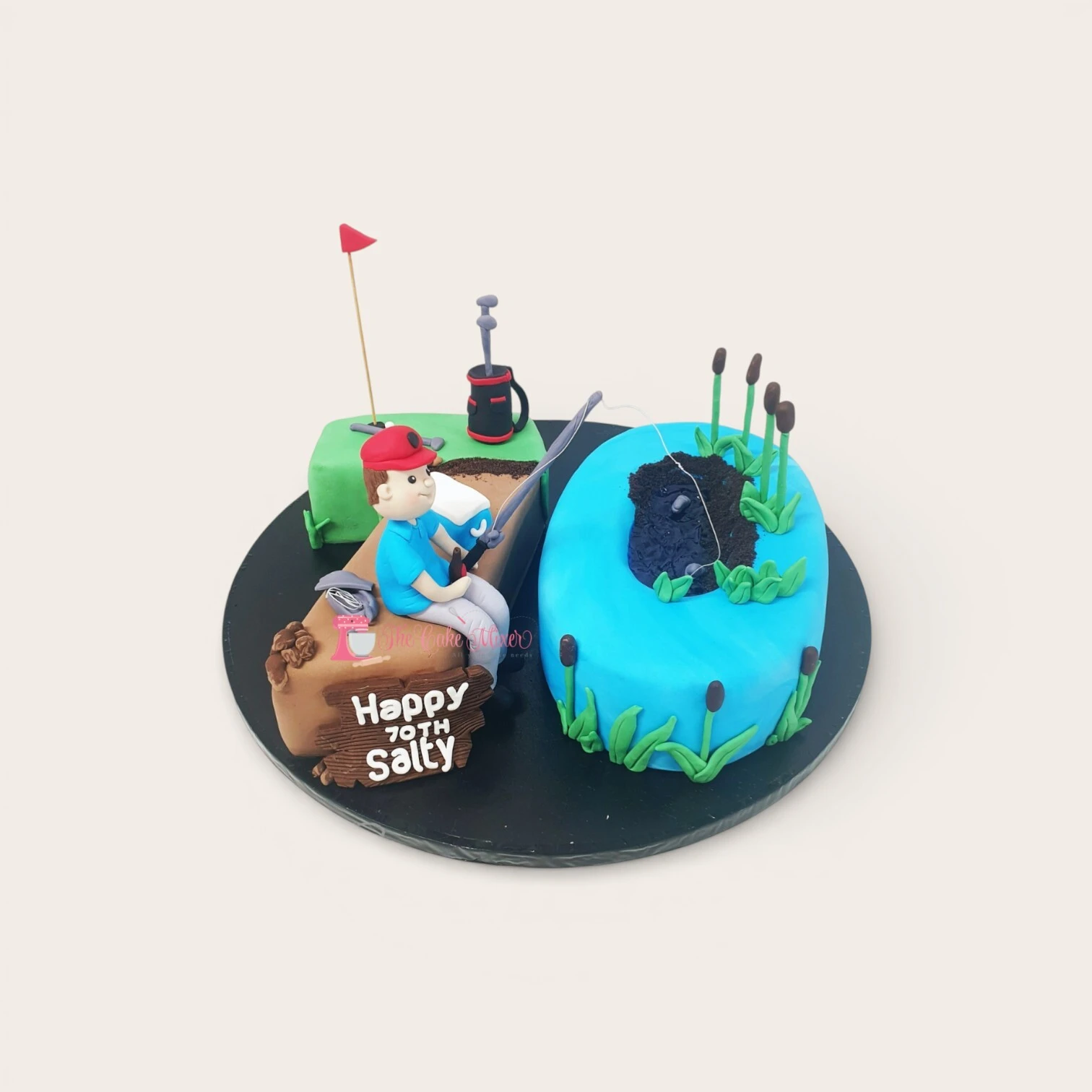 70th birthday fishing and golf cake.jpg