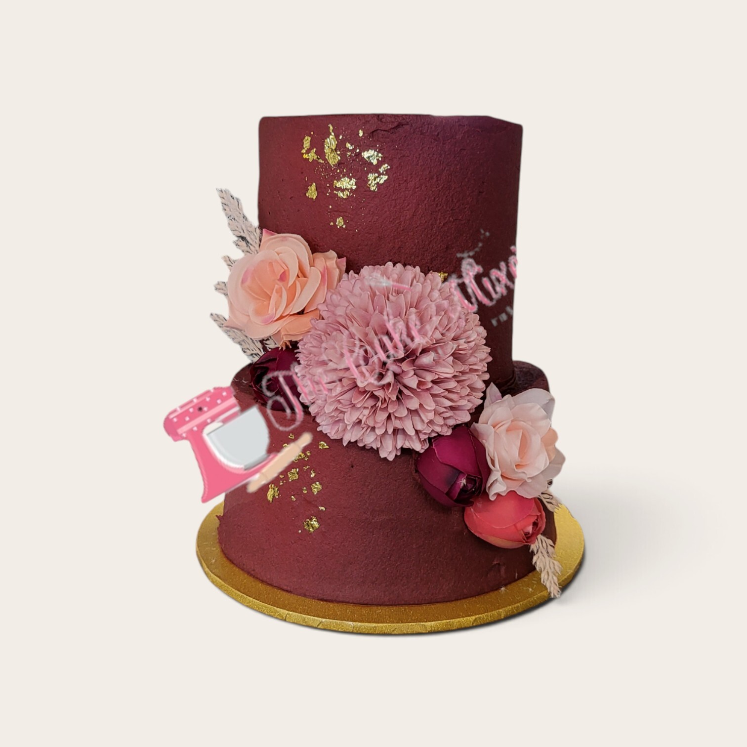 burgundy floral cake.jpg