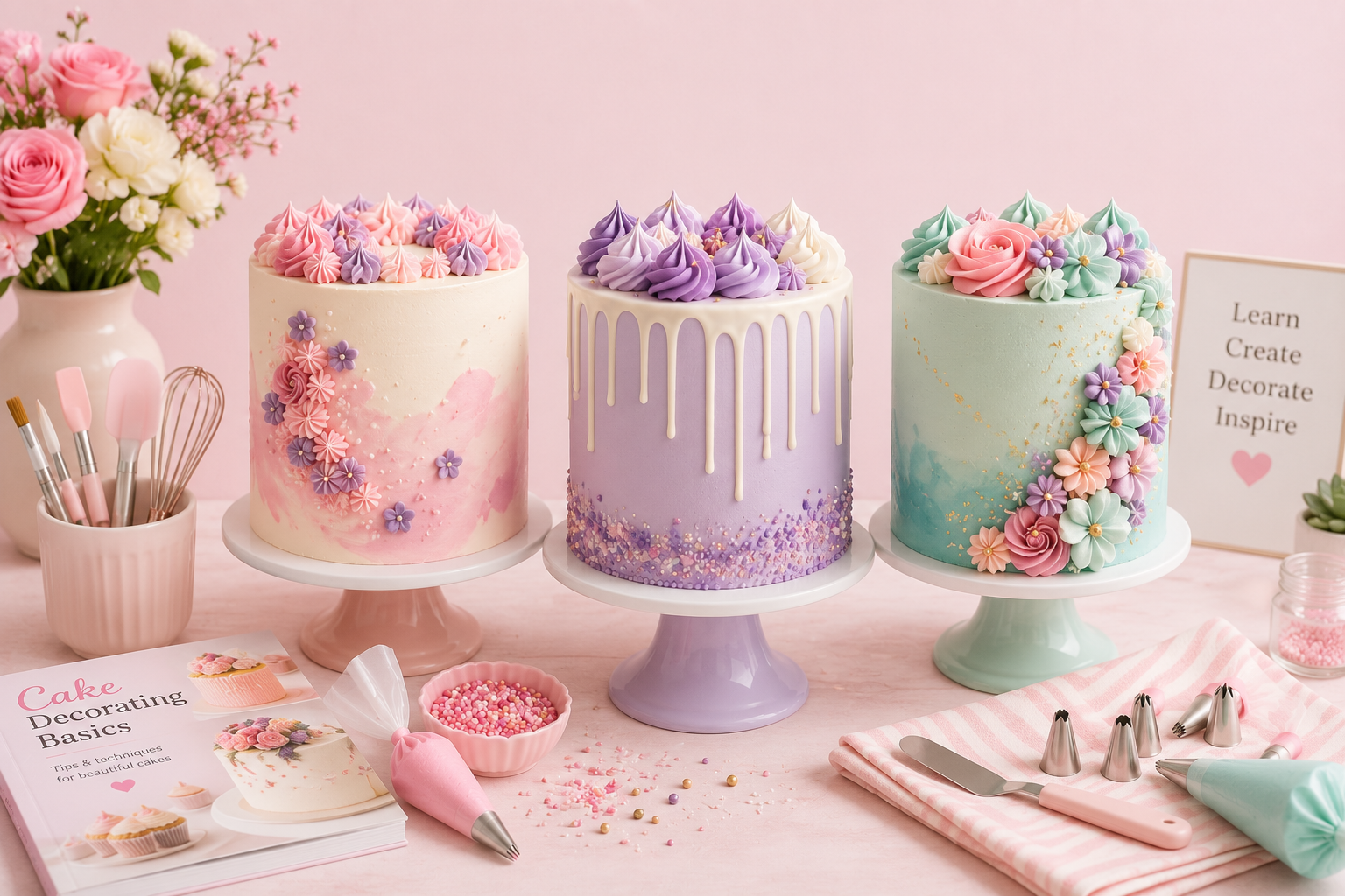 Cake decorating classes at The Cake Mixer