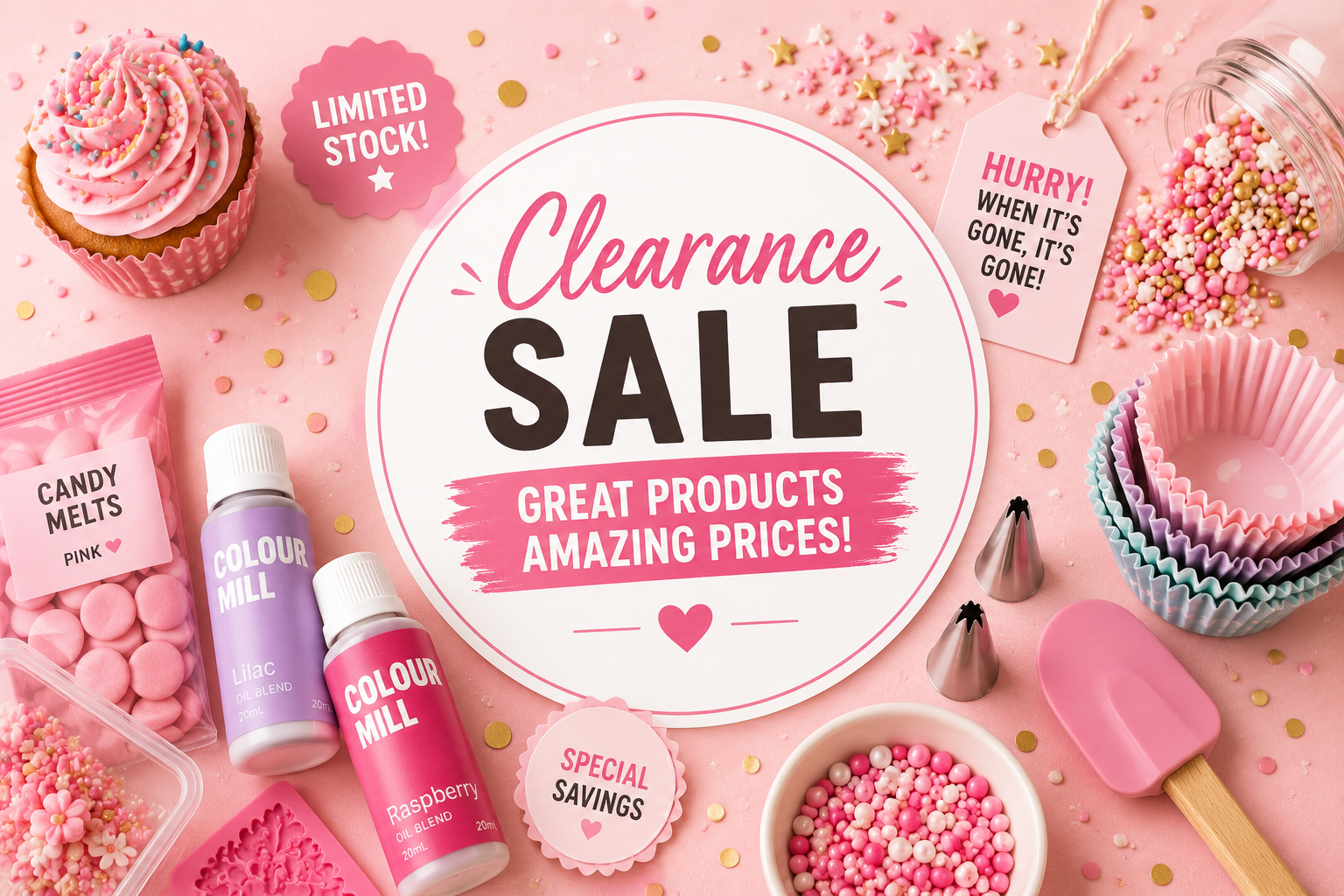 Clearance products and special-value finds