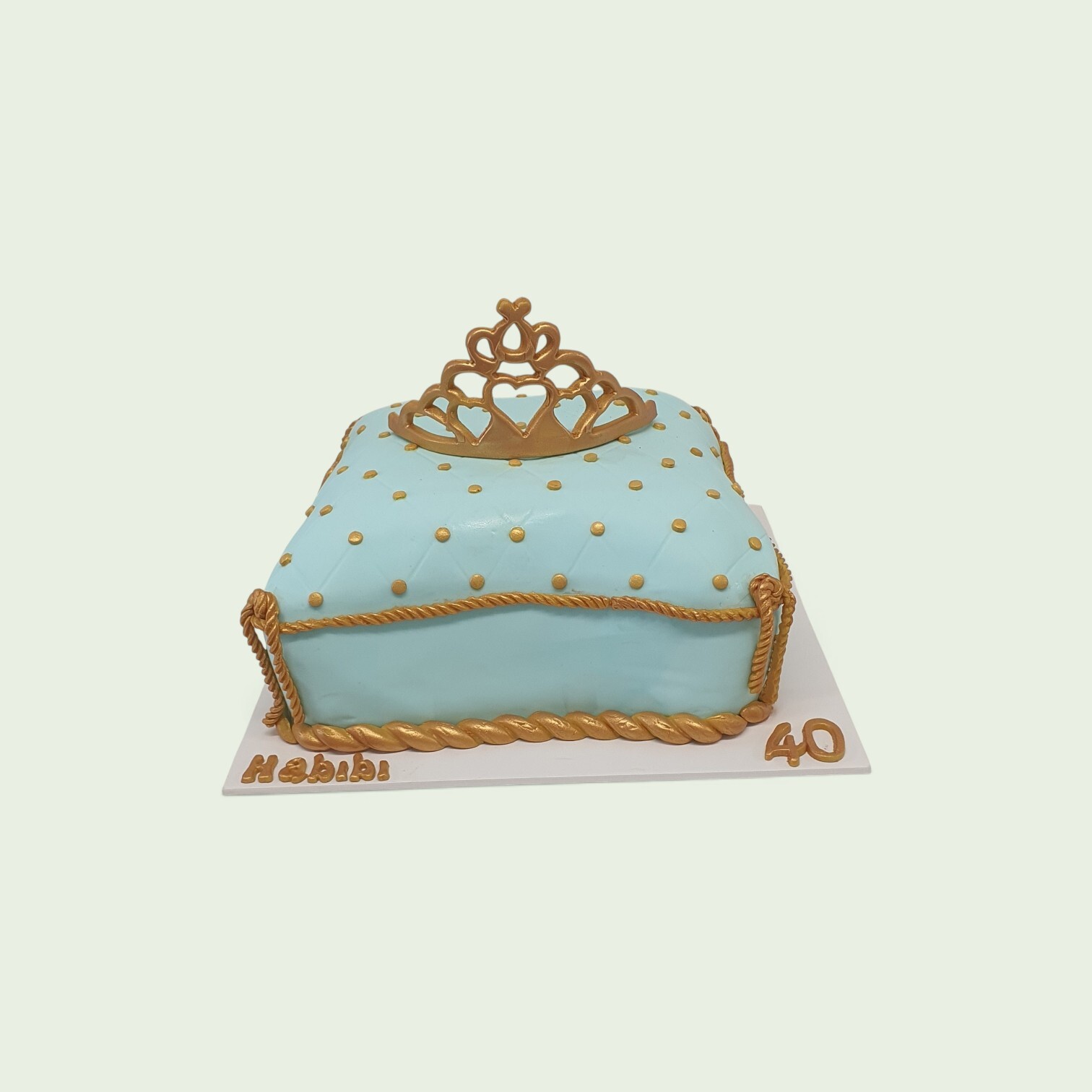 cushion with crown cake.jpg