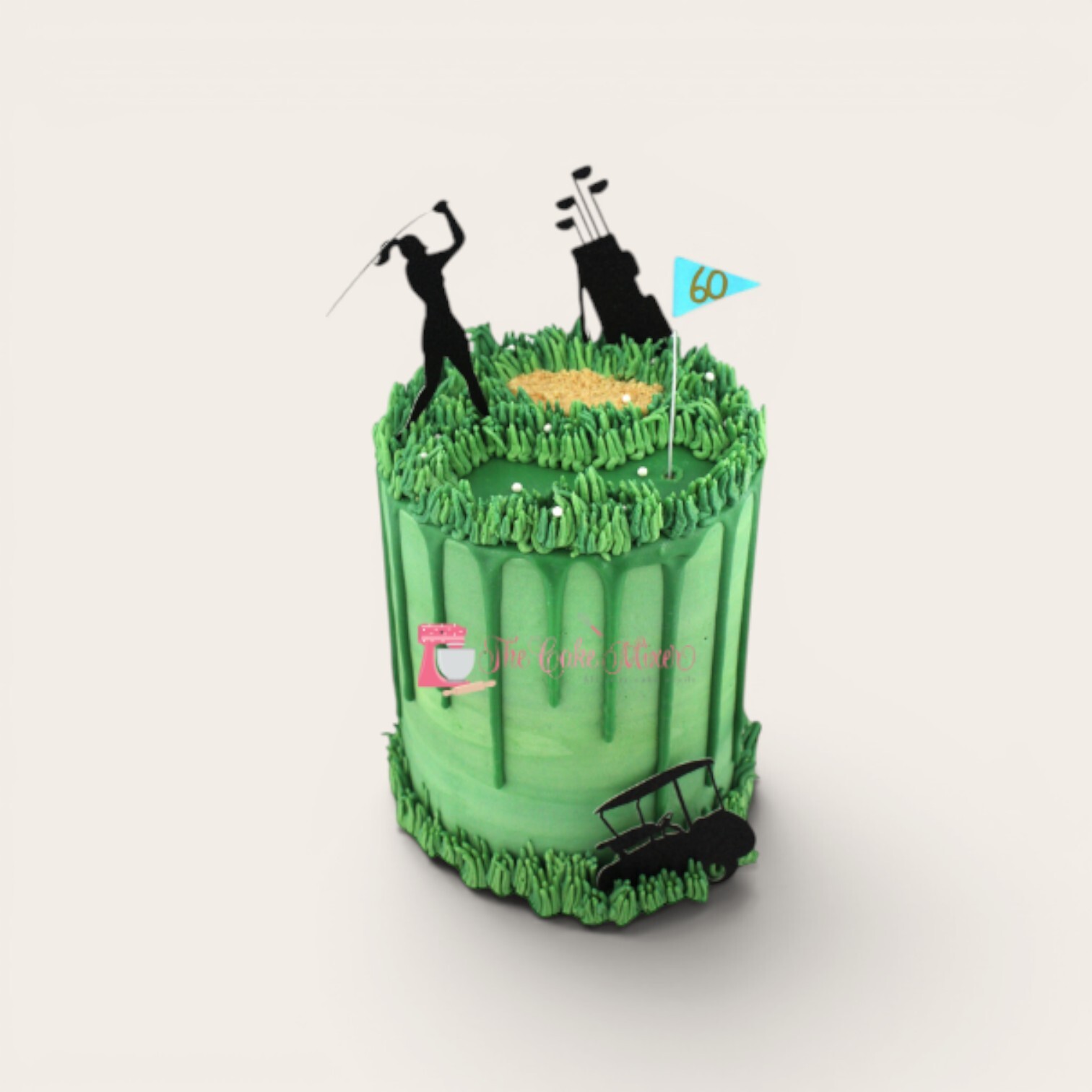 golf theme drip birthday cake.jpg