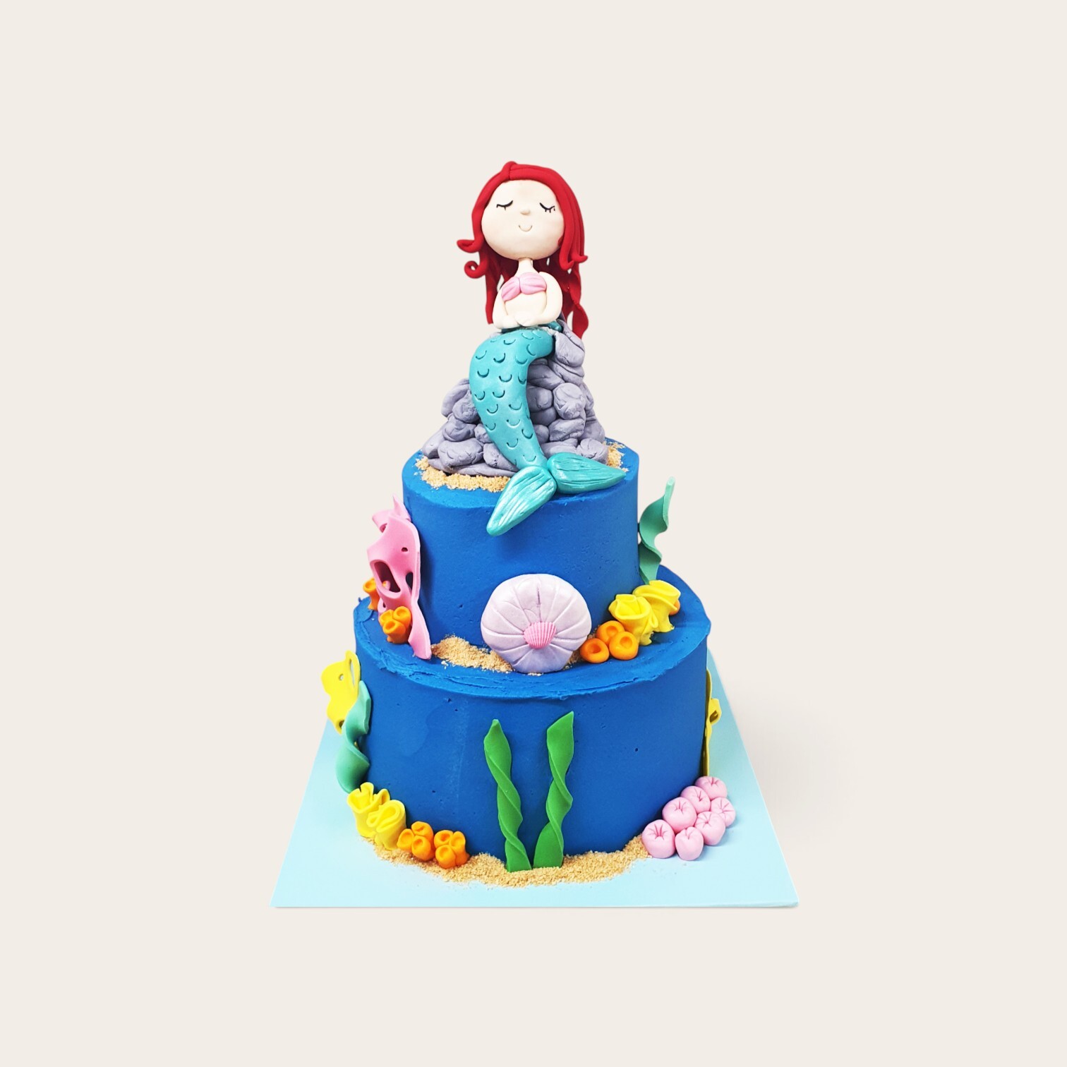 handmade mermaid figurine cake.jpg