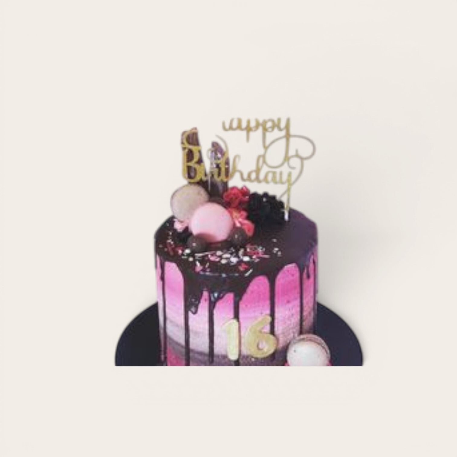 hot pink drip birthday cake.jpg