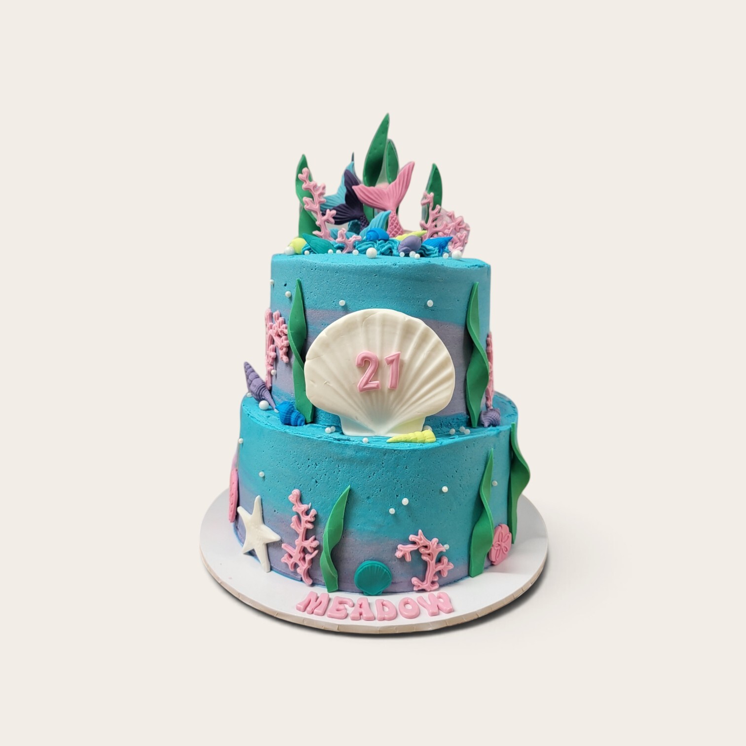 mermaid 21st birthday cake.jpg