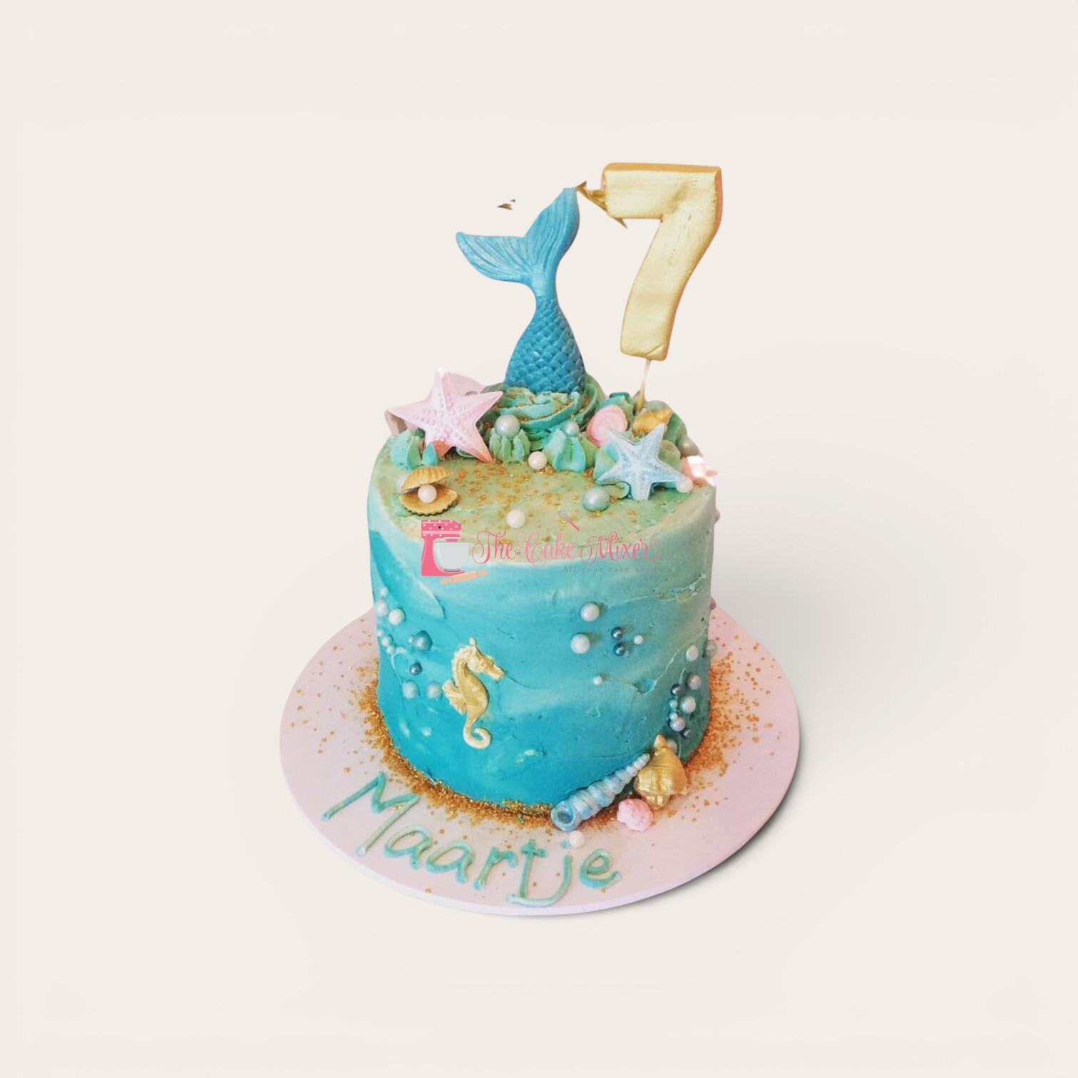 mermaid cake teal gold.jpg