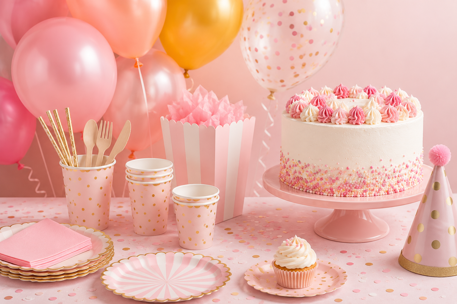 Party supplies and decorations