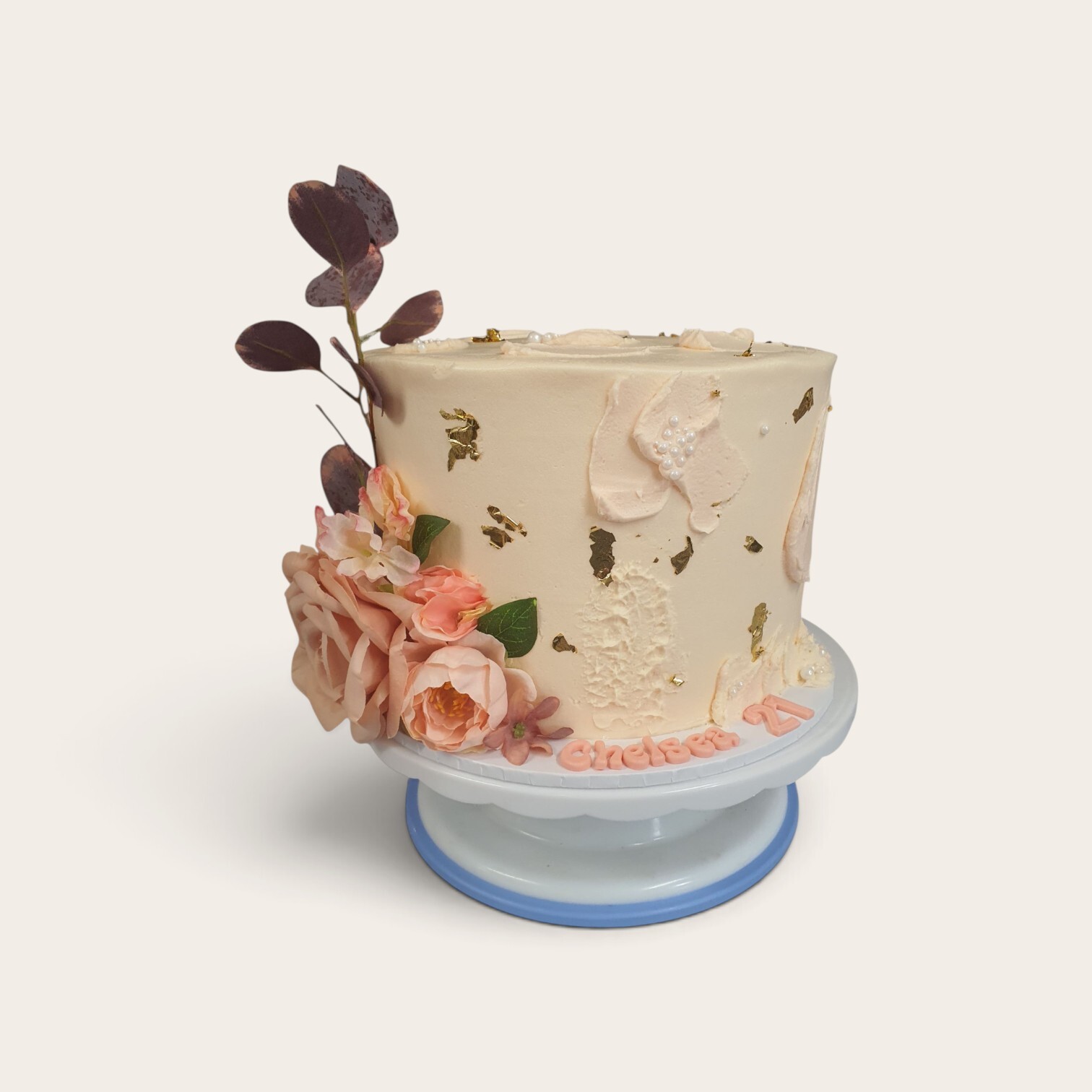 peach floral birthday cake.jpg
