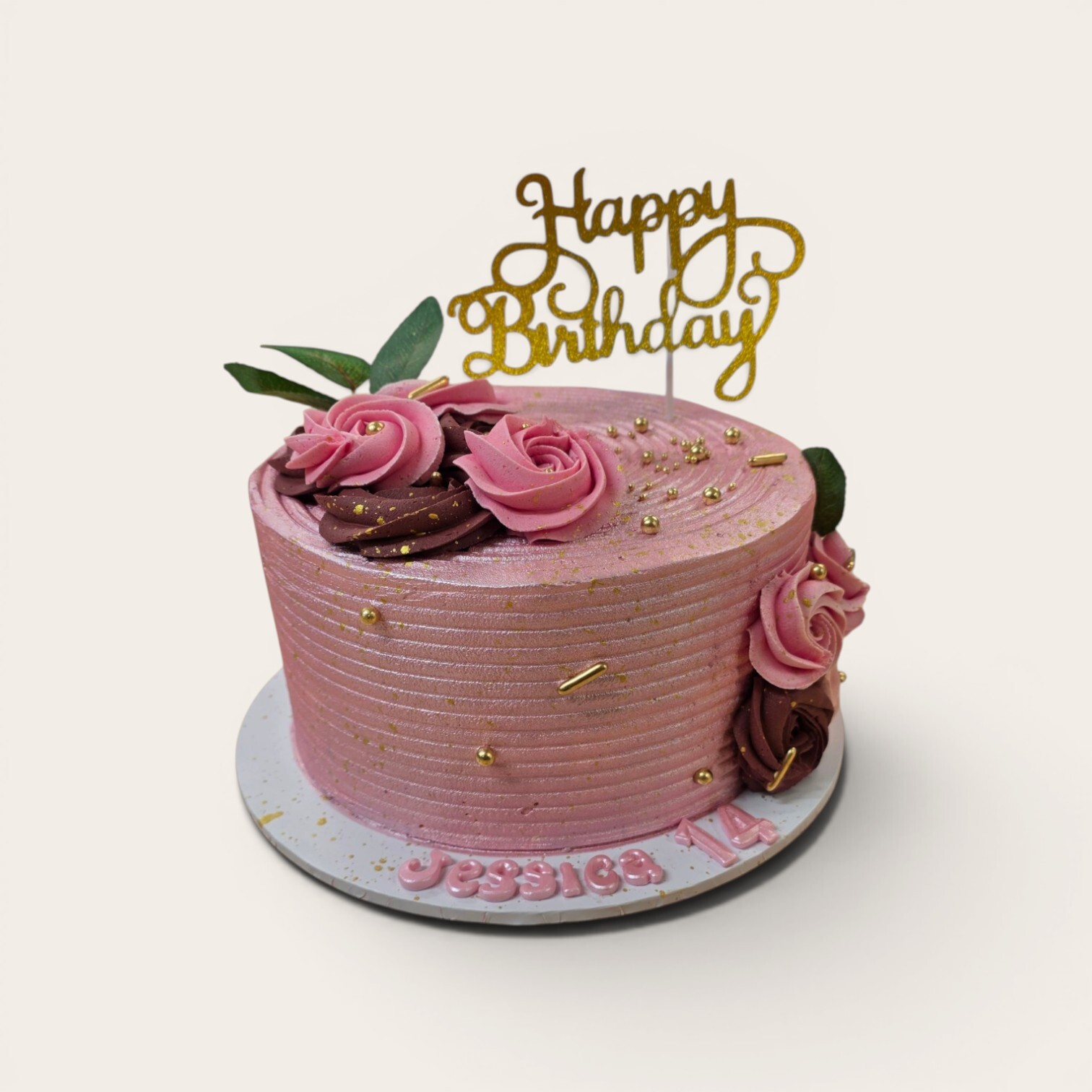 pink shimmer birthday cake.jpg