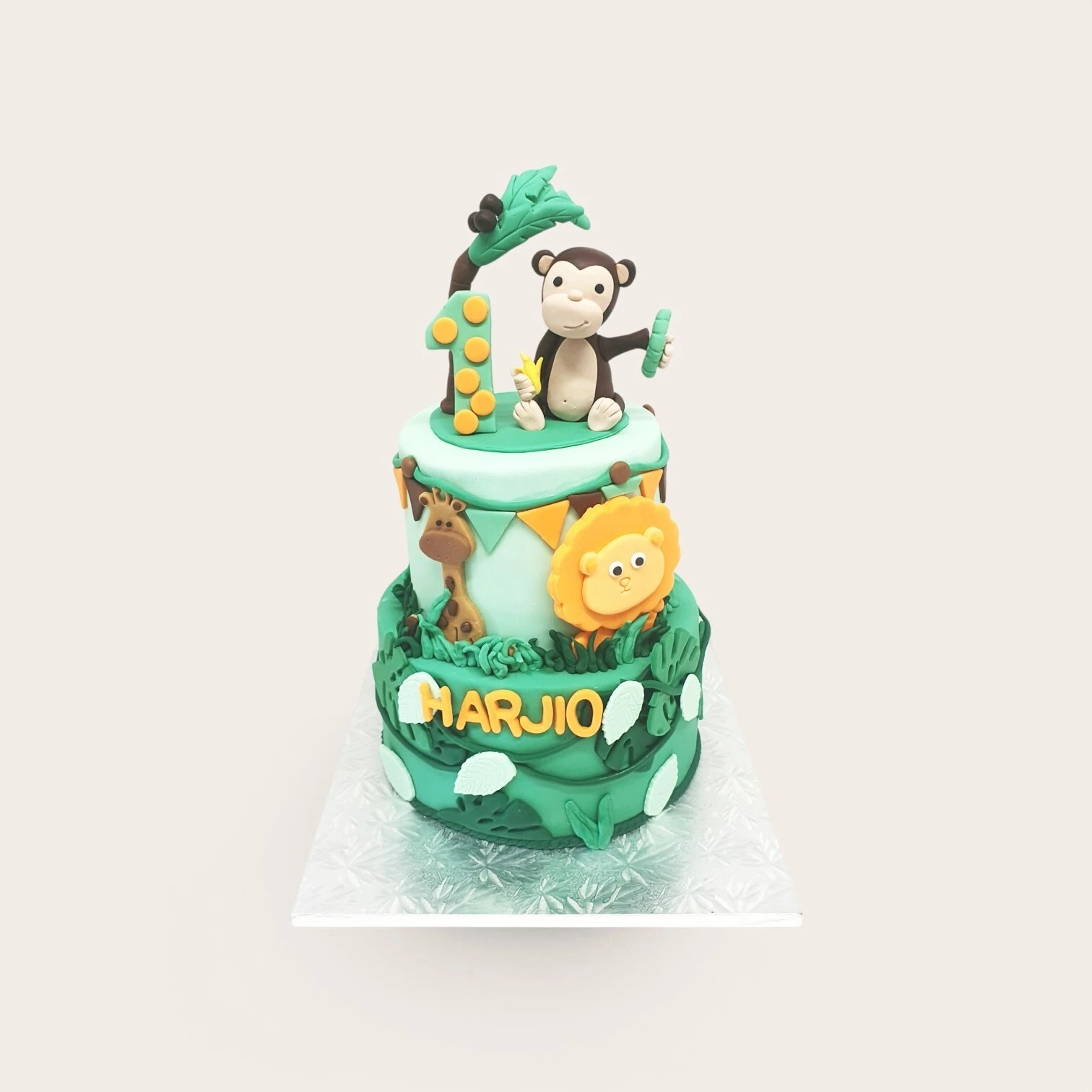 safari 1st birthday cake with monkey.jpg