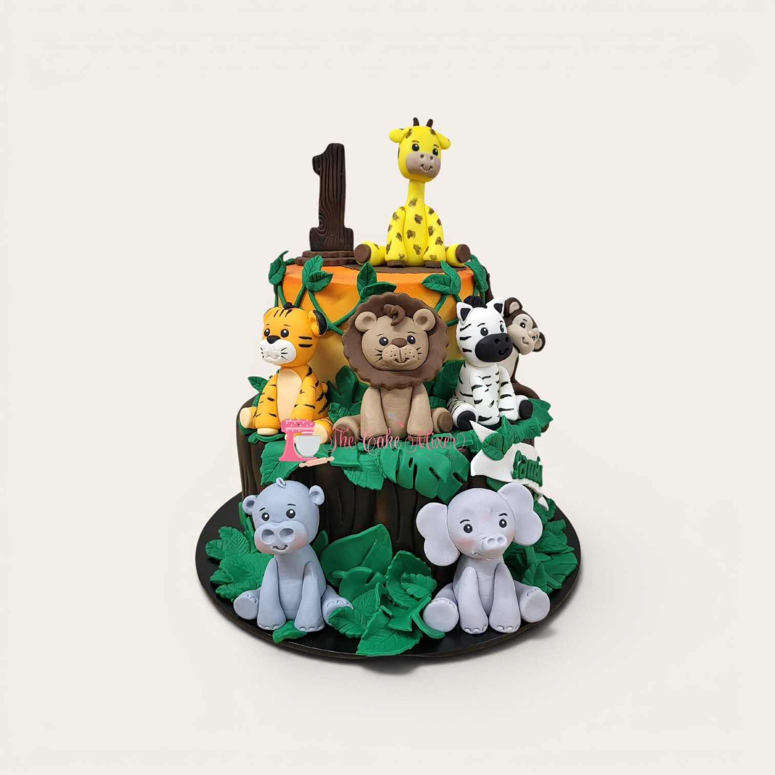 safari 1st birthday jungle animal cake.jpg