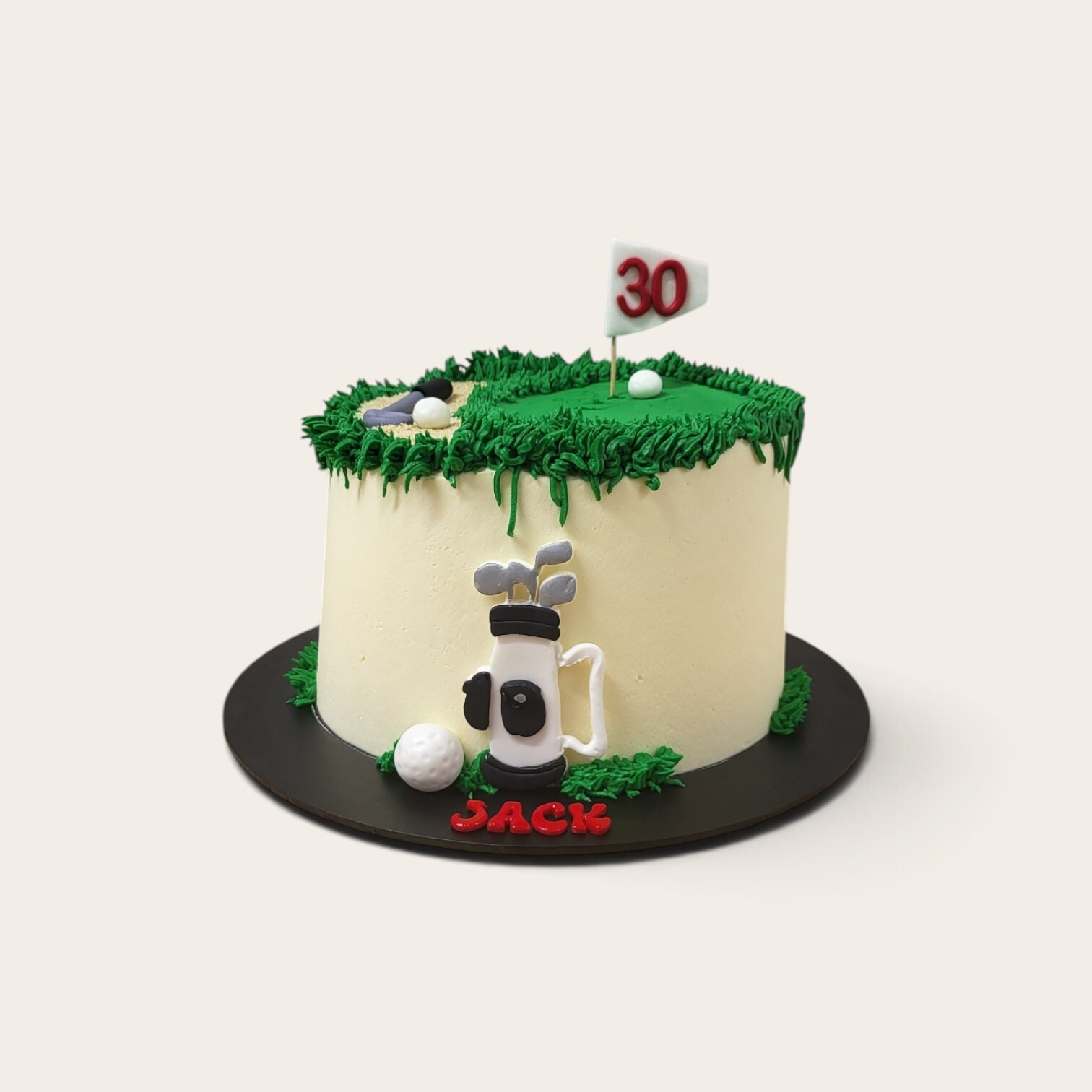 simple 30th gold cake.jpg