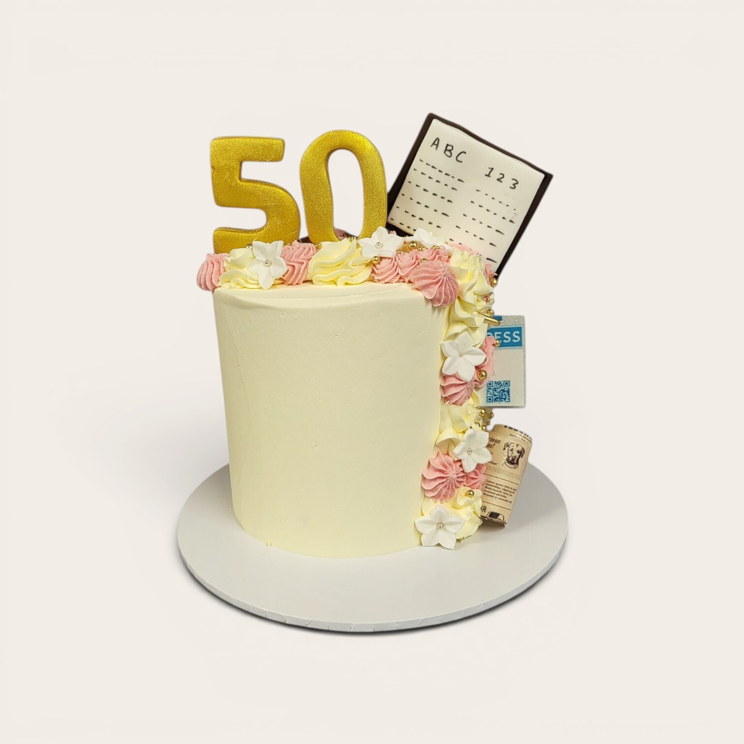 simple 50th birthday cake.jpg