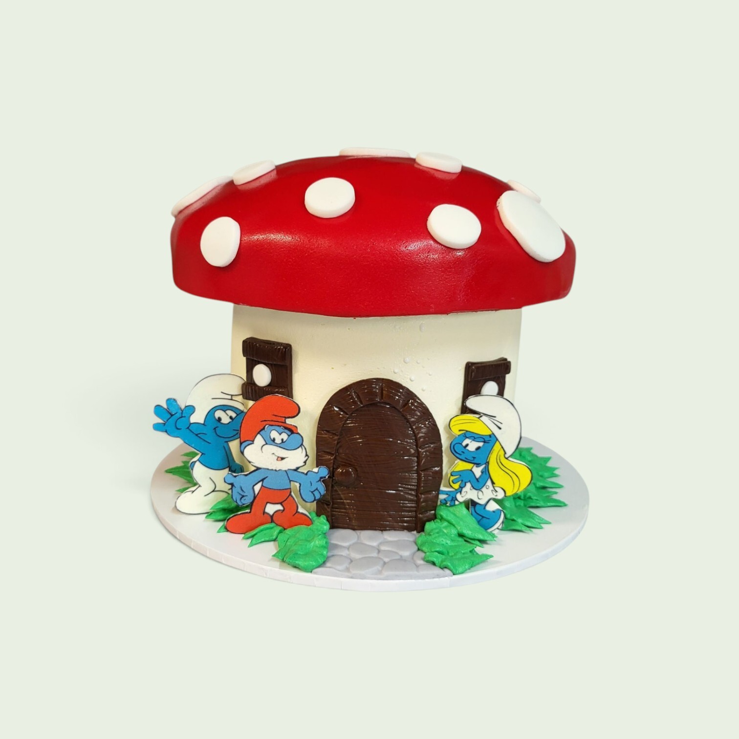 smurf house birthday cake.jpg