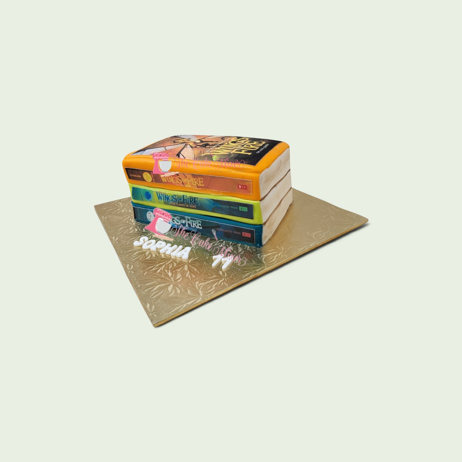 wings of fire books cake.jpg