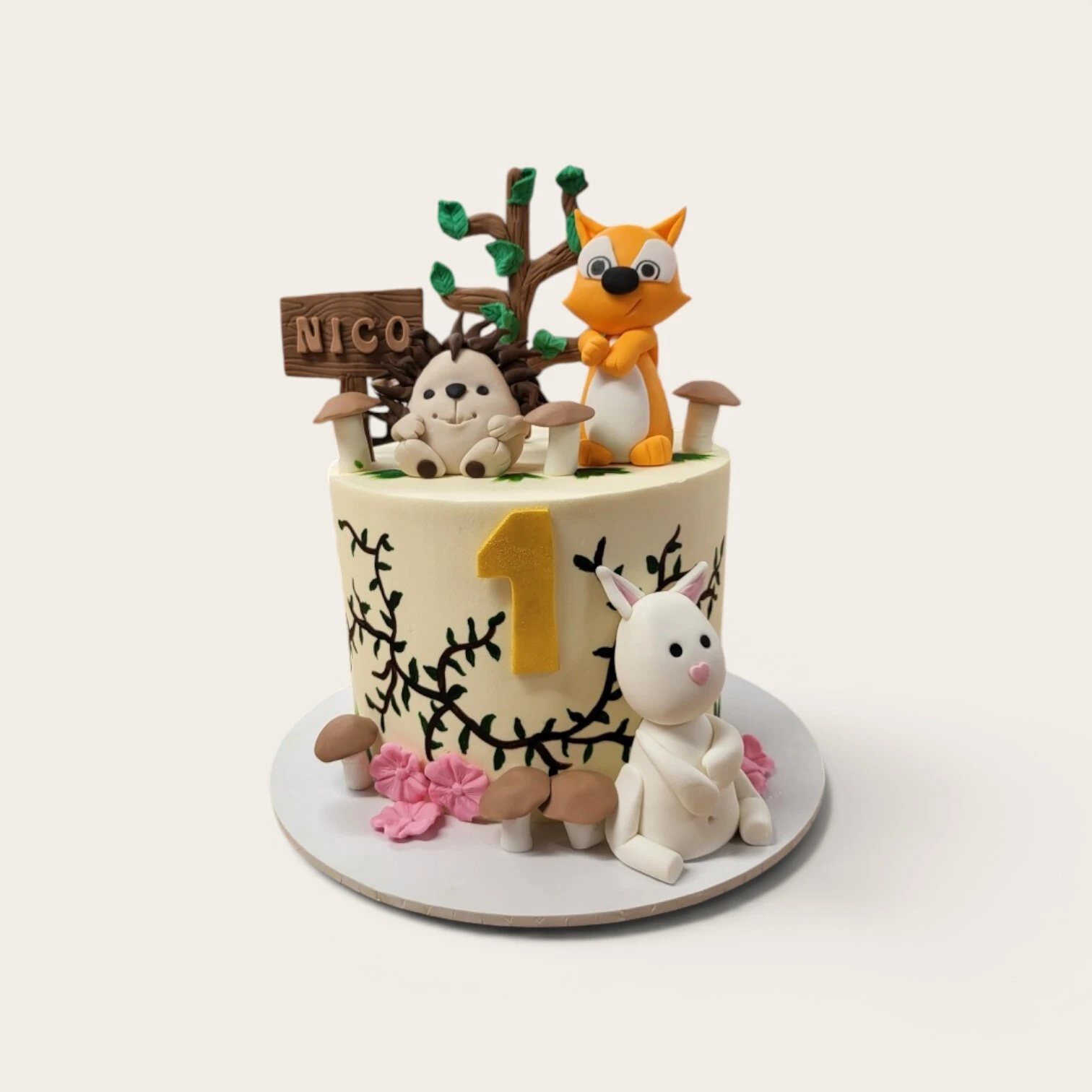 woodlands 1st birthday cake.jpg